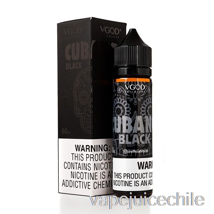 Vape Vhile Cubano Black - E-líquido Vgod - 60ml 0mg